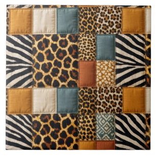 Patchwork-Tierdruck Fliese