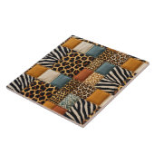 Patchwork-Tierdruck Fliese (Seite)