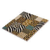 Patchwork-Tierprint Fliese (Seite)