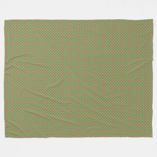 Patchwork Togo Flag Muster Fleecedecke (Vorderseite (Horizontal))