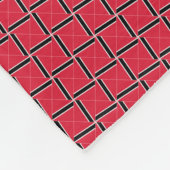 Patchwork Trinidad und Tobago Flag Muster Fleecedecke (Ecke)