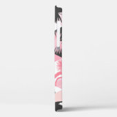 Patchwork Tropical: Flamingo Watermelon Nahtlos. Case-Mate iPhone Hülle (Rückseite / Links)