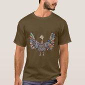 Patchwork Turkey Erntedank Tee Shirt (Vorderseite)