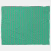 Patchwork Turkmenistans Flaggenmuster Fleecedecke (Vorderseite (Horizontal))