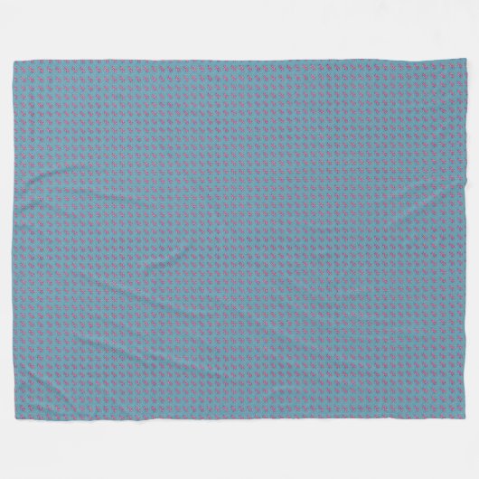 Patchwork Tuvalu Flag Muster Fleecedecke (Vorderseite (Horizontal))