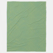 Patchwork Ukraine Flaggenmuster Fleecedecke (Vorderseite)