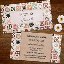 Patchwork und Quilting Business Card