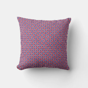 Patchwork United Kingdom Flag Pattern Kissen