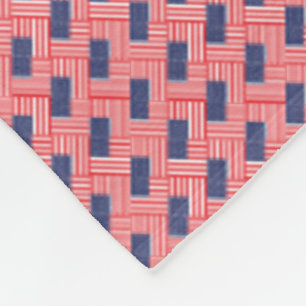 Patchwork United Staaten Flag Pattern Fleecedecke