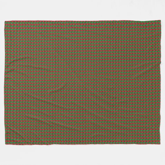 Patchwork Vanuatu-Flag-Muster Fleecedecke (Vorderseite (Horizontal))