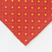 Patchwork Vietnam Flag Pattern Fleecedecke (Ecke)