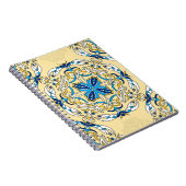 Patchwork Vintage arabische Blütentexte Notizblock (Rechte Seite)