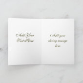 Patchwork-Weihnachten Feiertagskarte (Innenseite)