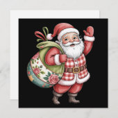 Patchwork Weihnachten Retro froh und hell (Vorne/Hinten)