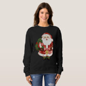 Patchwork Weihnachten Sweatshirt (Vorne ganz)