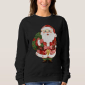 Patchwork Weihnachten Sweatshirt (Vorderseite)