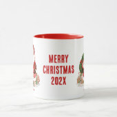 Patchwork Weihnachten Tasse (Zentrum)