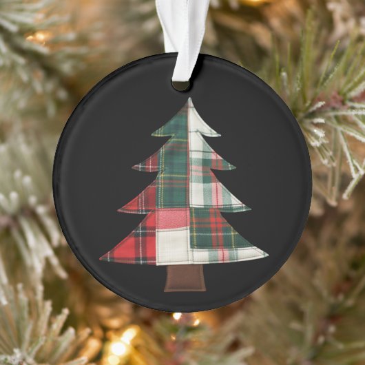 Patchwork-Weihnachtsbaum-Feiertage Winter Xmas Ornament (Baum)