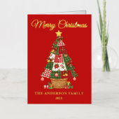 Patchwork Weihnachtsbaum Non-Foto (Vorderseite)