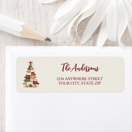 Patchwork Weihnachtsbaum Weihnachten (Insitu)