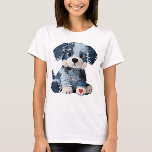 Patchwork-Welpe T-Shirt (Vorderseite)