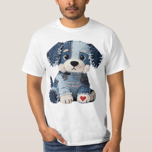 Patchwork-Welpe T-Shirt (Vorderseite)