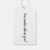 Patchwork Welpen Valentine Geschenkanhänger (Rückseite)