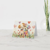 Patchwork-Welpen Valentinstag