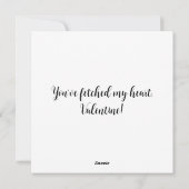 Patchwork Welppy Valentine Feiertagskarte (Rückseite)