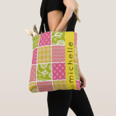 Patchwork, Zigzag, Polka Dots, Gingham, Ihr Name Tasche (Von Nahem)