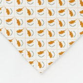 Patchwork Zypern-Flaggenmuster Fleecedecke (Ecke)