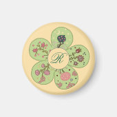 Patchworkblume, personalisiert magnet (Vorne)