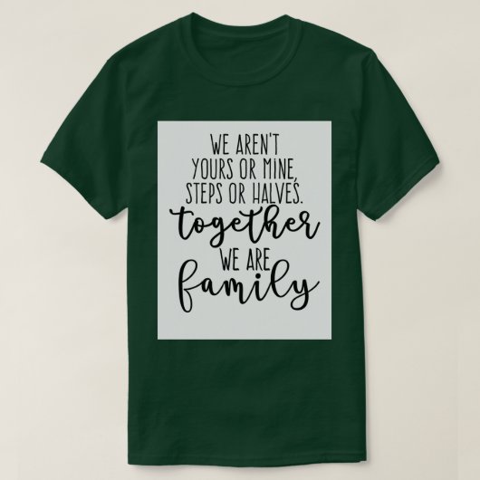 Patchworkfamilienliebe T-Shirt (Design vorne)