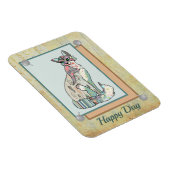 Patchworkkatze Magnet (Rechte Seite)
