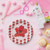 Patchworkmohn Pappteller (Party)