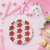 Patchworkmohn Pappteller (Party)