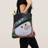 Patchworksnowman-Taschen-Tasche Tasche (Von Nahem)