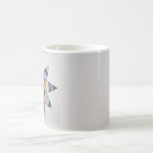 Patchworkstern-Tasse Kaffeetasse (Mittel)