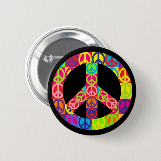 Patchy Peace Button (Vorne & Hinten)