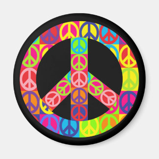 Patchy Peace Magnet