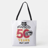 PATCO 50-Jährige Logo Großes Logo Tasche (Vorderseite)