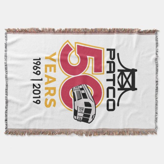 PATCO 50th Anniversary Limited Edition Throw Decke (Vorderseite)