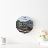 PATCO Kreis-Wanduhr Runde Wanduhr (Zuhause)