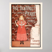 PATE DENTIFRICE French Paris Toothpaste Zahnbürste Poster (Vorne)