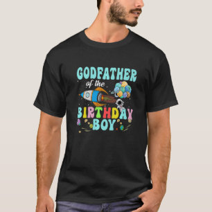 Pate des Geburtstags Astronauten Boy Space Part T-Shirt
