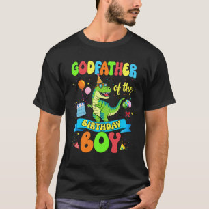 Pate des Geburtstagsjungen TRex Dinosaur Geburtst T-Shirt