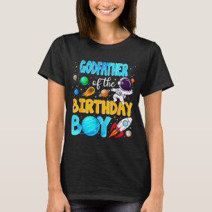 Pate des Geburtstagsjungen Weltraumastronaut 1. T-Shirt