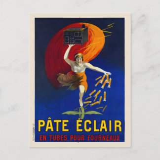 Pate Eclair Vintag Advertising Poster 1912 Postkarte
