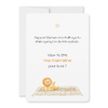 Pate-Karte / Marraine Nimbus