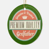 Pate-(lustiges) Geschenk Keramikornament (Links)
